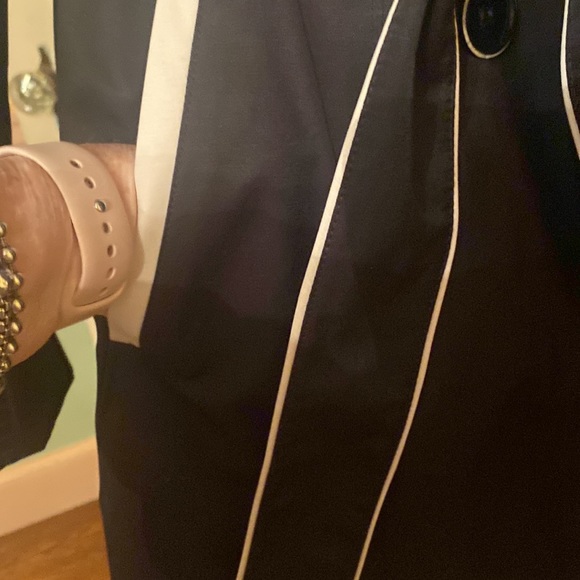 BETSY JOHNSON CORSET BACK TRENCH COAT - Picture 5 of 13